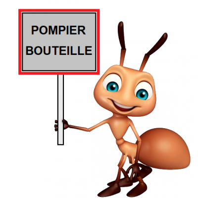 Pompier bouteille